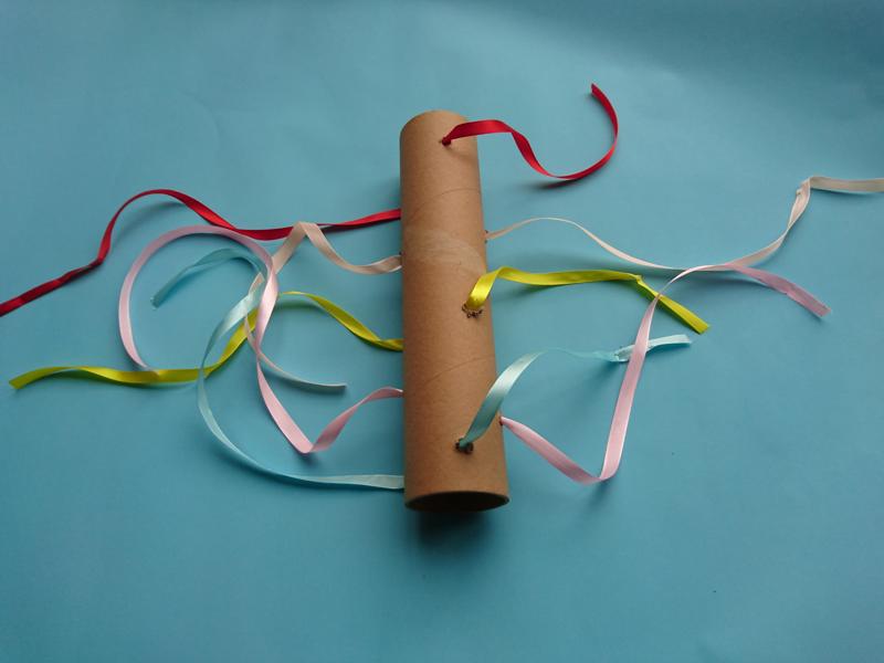 ribbon tube toy