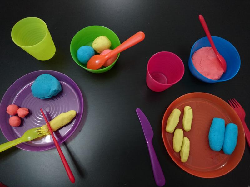 play dough activity one